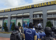 Ammar Zoni sampai di LP Nusakambangan, Jawa Tengah. (ant)