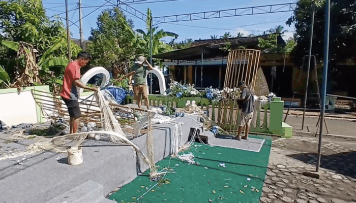 Diterjang Hujan dan Angin Kencang, Tenda Pernikahan Warga di Kabupaten Semarang Hancur