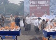 pemusnahan rokok ilegal