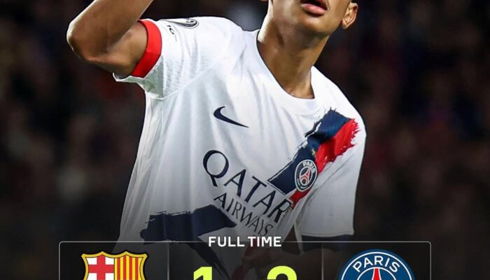 Hasil Barcelona vs PSG: Gol Menit Akhir Ramos Antar Les Parisiens Menang 2-1