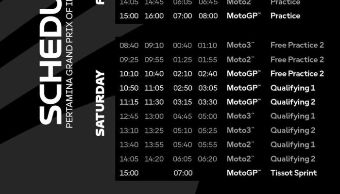 Kapan MotoGP Mandalika 2025 Tayang? Cek Jadwal & Stasiun TV di Sini!