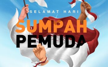 gambar poster salah satu momen nasional, sumpah pemuda