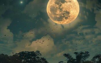 Fenomena Langka! Supermoon dan Harvest Moon Warnai Malam 7 Oktober dengan Cahaya Magis