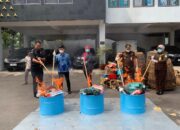 pemusnahan barang bukti di kejaksaan negeri kota semarang