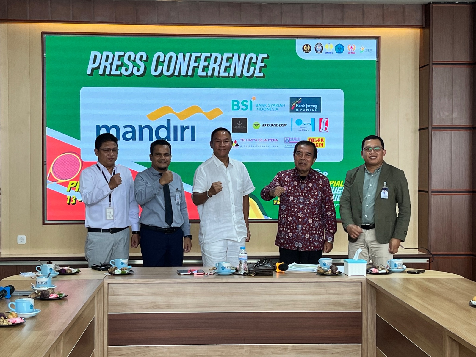Konferensi pers Kejurnas Tenis Junior Tugu Muda Cup 2025