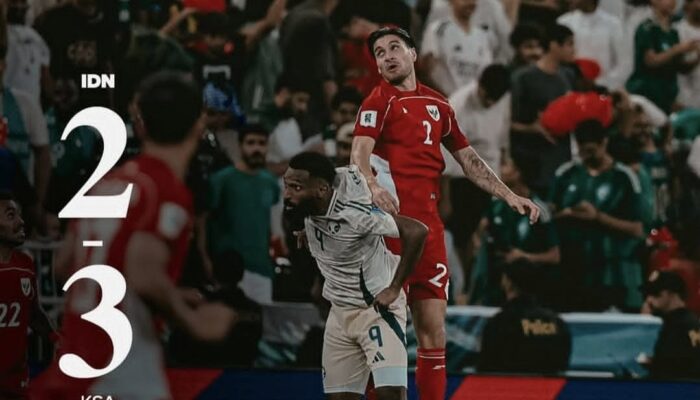 Harapan Pupus di Jeddah: Indonesia Tumbang 2-3 vs Arab Saudi
