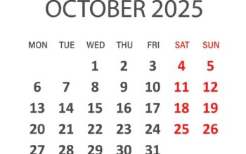 gambar Bulan Oktober 2018 di Kalender Masehi