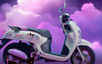 Tampilan Honda Scoopy Kuromi Limited Edition