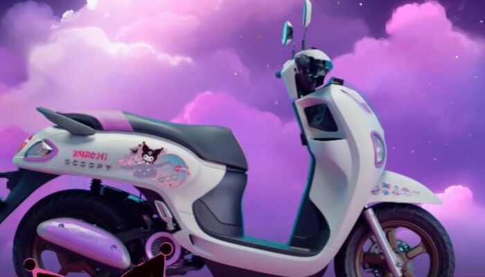 Honda Scoopy Versi Kuromi Hadir dengan Desain Stylish dan Funky, Motor Matic yang Bikin Para Pecinta Sanrio Terkesima