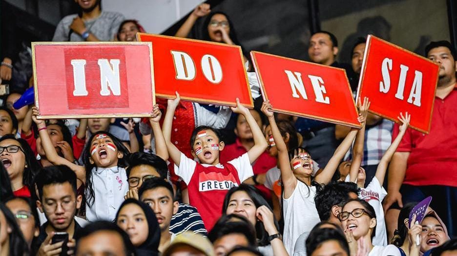 Supporters Indonesia di Asean Games