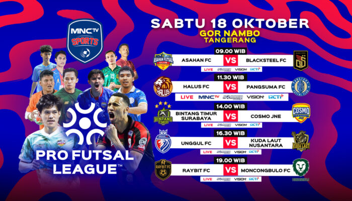 Persaingan Memanas di Pro Futsal League 2025/2026, Ini Jadwal Lengkap Pekan ke-3