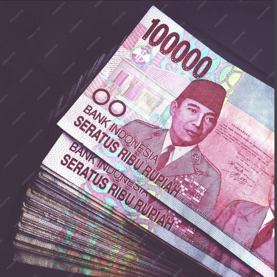 gamabar uang ratusan rupiah