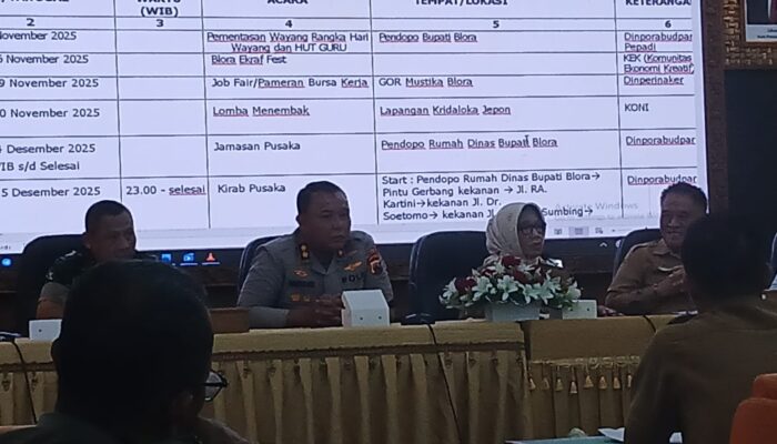 Minim Anggaran, Pemkab Blora Bakal Gelar Hari Jadi ke-276 Blora dengan Sederhana