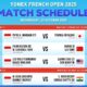 Timeline Hari Kedua Babak 32 Besar French Open 2025, 7 Wakil Indonesia Turun ke Lapangan