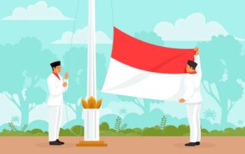 Ilustrasi Upacara Bendera