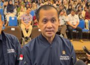 Keterangan foto: Menteri Transmigrasi Iftitah Sulaiman Suryanagara usai memberikan Kuliah Umum di Gedung Prof. Soedarto, Universitas Diponegoro, Kota Semarang, Jumat, 31 Oktober 2025 sore. (Made Dinda Yadnya Swari/beritajateng.tv)