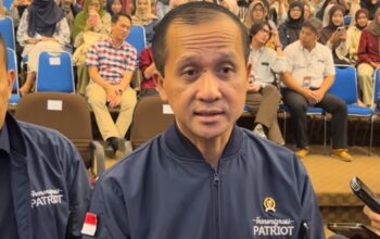 Keterangan foto: Menteri Transmigrasi Iftitah Sulaiman Suryanagara usai memberikan Kuliah Umum di Gedung Prof. Soedarto, Universitas Diponegoro, Kota Semarang, Jumat, 31 Oktober 2025 sore. (Made Dinda Yadnya Swari/beritajateng.tv)