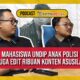 Podcast Comot Foto Siswi dan Guru, Mahasiswa Undip Anak Polisi Diduga Bikin Konten Syur AI Sejak 2023