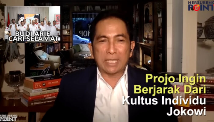 Projo Disinyalir Beralih ke Gerindra, Hersubeno Arief: Tanda Akhir Era Relawan Jokowi