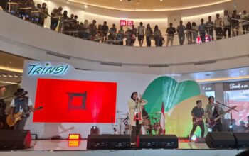 Band Kotak Semarakkan Peluncuran Aplikasi Tring Pegadaian di Queen City Mall Semarang