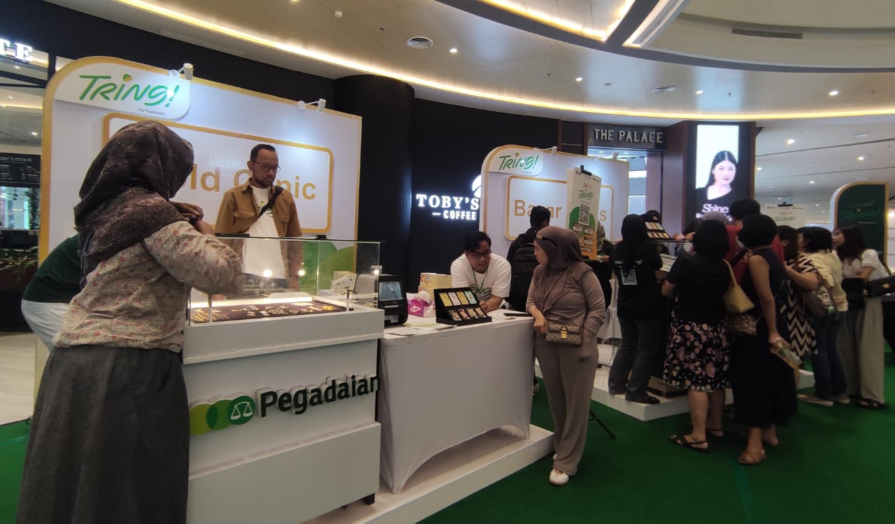 Bazar Emas Pegadaian di Festival Tring Semarang Jadi Incaran Pemburu Logam Mulia