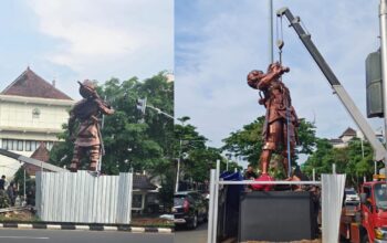 Patung Bima dan Srikandi Percantik Jalan Pahlawan Semarang, Bakal Diresmikan Saat Festival Wayang