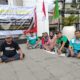 Aksi Topo Pepe Buruh di Depan Balaikota Semarang, Minta Upah Layak untuk 2026