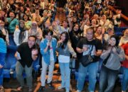Angga Yunanda dan Shenina Cinnamon Disambut Meriah di Gala Premiere Dopamin Semarang
