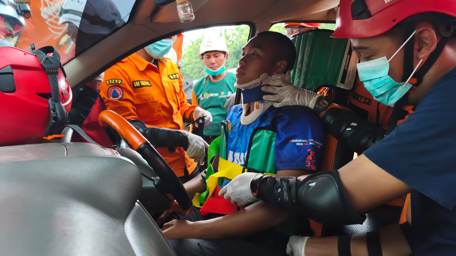 Basarnas Semarang Latih 56 Relawan Tangani Kecelakaan Kendaraan Lewat Bimtek VAR