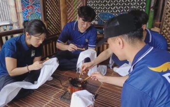 40 Taruna Polisi dari 10 Negara Belajar Batik di Semarang, Kagumi Warisan Budaya Indonesia