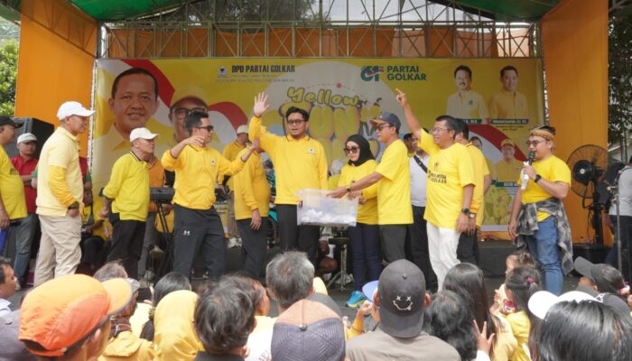 Semarak Yellow Fun Walk Golkar Jateng, Ribuan Masyarakat Antusias Ikut Jalan Sehat