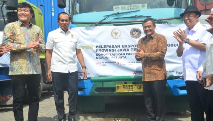 UMKM Jateng Tembus Pasar Global, Gubernur Jateng Lepas Ekspor Senilai Rp10,1 Miliar