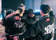 selebrasi pemain Alter Ego vs Evos ketika menang pada laga final lower bracket