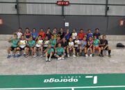 Keseruan Mabar Bulu Tangkis Wartawan vs Tim Bea Cukai Semarang, Laga Persahabatan-Silaturahmi