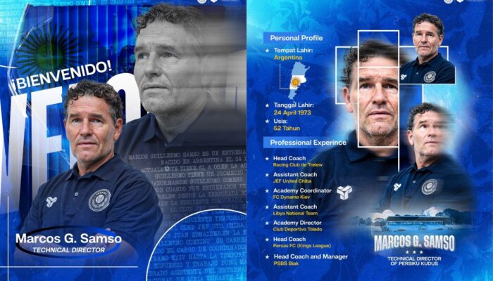 Ingin Bangkit di Putaran Kedua, Persiku Kudus Tunjuk Direktur Teknik Baru Marcos G. Samso dari Argentina