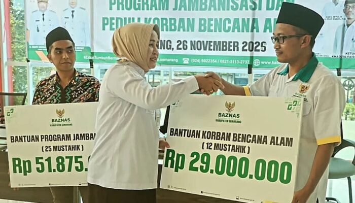 BAZNAS Kabupaten Semarang Beri Bantuan Modal Usaha ke 45 Mustahik UMKM: Agar Bisa Jadi Muzaki