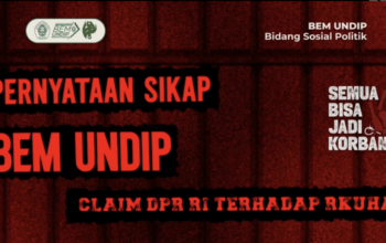 Unggahan BEM Undip soal klaim DPR RI. (Instagram/@bemundip)