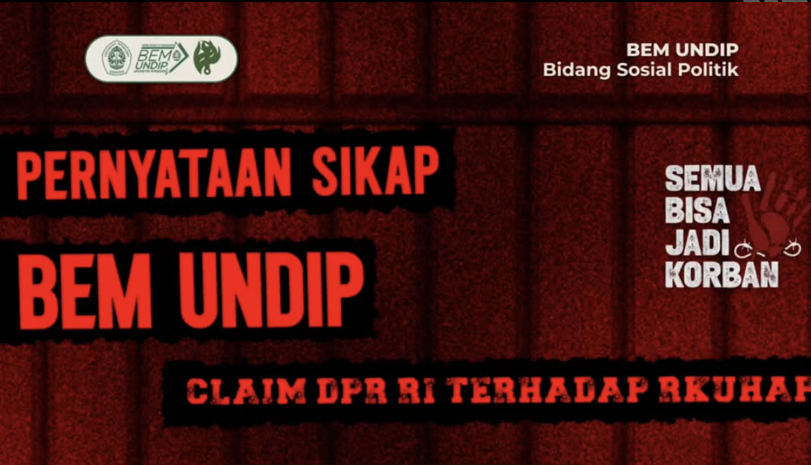 Unggahan BEM Undip soal klaim DPR RI. (Instagram/@bemundip)