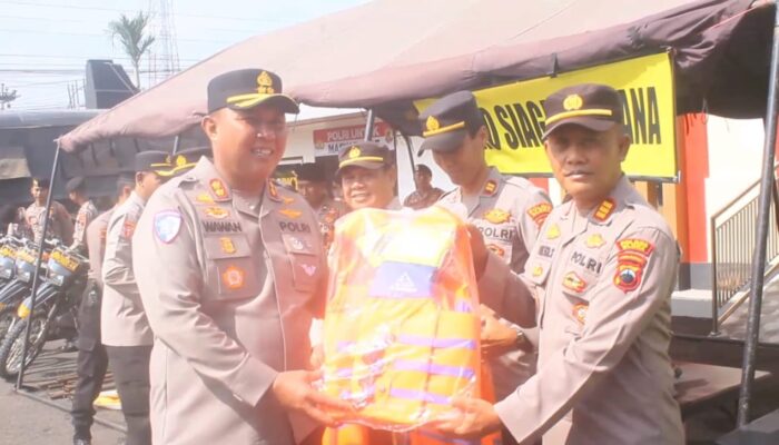 Hadapi Musim Hujan, Polres Blora Siagakan Personel dan Peralatan Tanggap Bencana