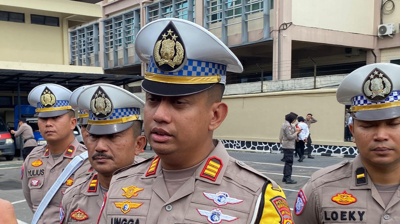 Kasatlantas Polres Semarang, AKP Lingga Ramadhani. (Bowo Pribadi/beritajateng.tv)