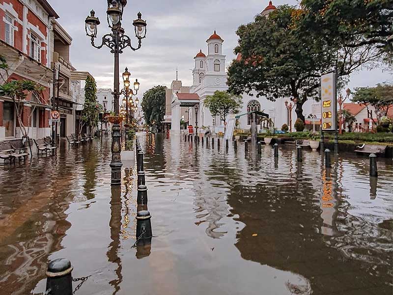 Kota Lama Terancam Tenggelam di Tahun 2045, DPU Semarang: Kondisi Masih Terkendali