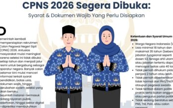Poster pemberitahuan CPNS 2026 akan segera di buka
