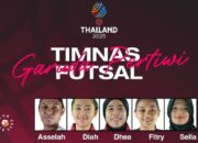 Poster Pemain Timnas Futsal Putri yang Berlaga di SEA Games 2025 Thailand