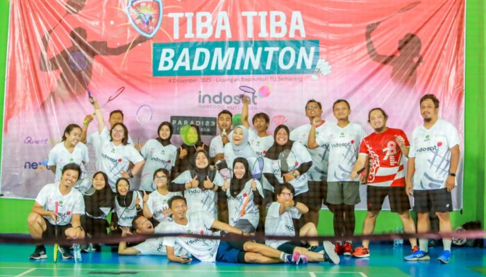 Tiba Tiba Badminton 2025, Cara Jurnalis Semarang Jaga Kekompakan