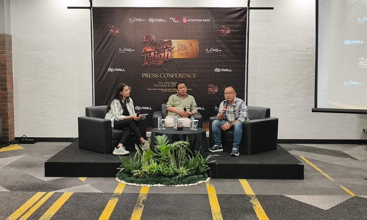 Rooms Inc & DP Mall Gelar Countdown Megah, Ada Kembang Api Megah Selama 10 Menit