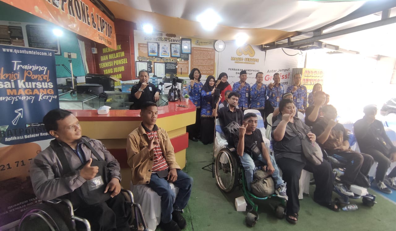 LPK Quantum Telecommunication Buka Pelatihan Gratis Teknisi HP untuk Disabilitas