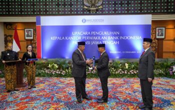 Mohamad Noor Nugroho Resmi Dikukuhkan sebagai Kepala BI Jawa Tengah