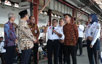 Wapres Gibran Tinjau Stasiun Semarang Tawang, Pastikan Layanan Kereta Optimal Saat Nataru