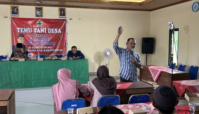 Ketua DPRD Jateng Sumanto Ajak Petani Lebih Inovatif untuk Tingkatkan Penghasilan