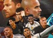 Poster pertandingan Real Madrid Vs Manchaster City di Liga Champions